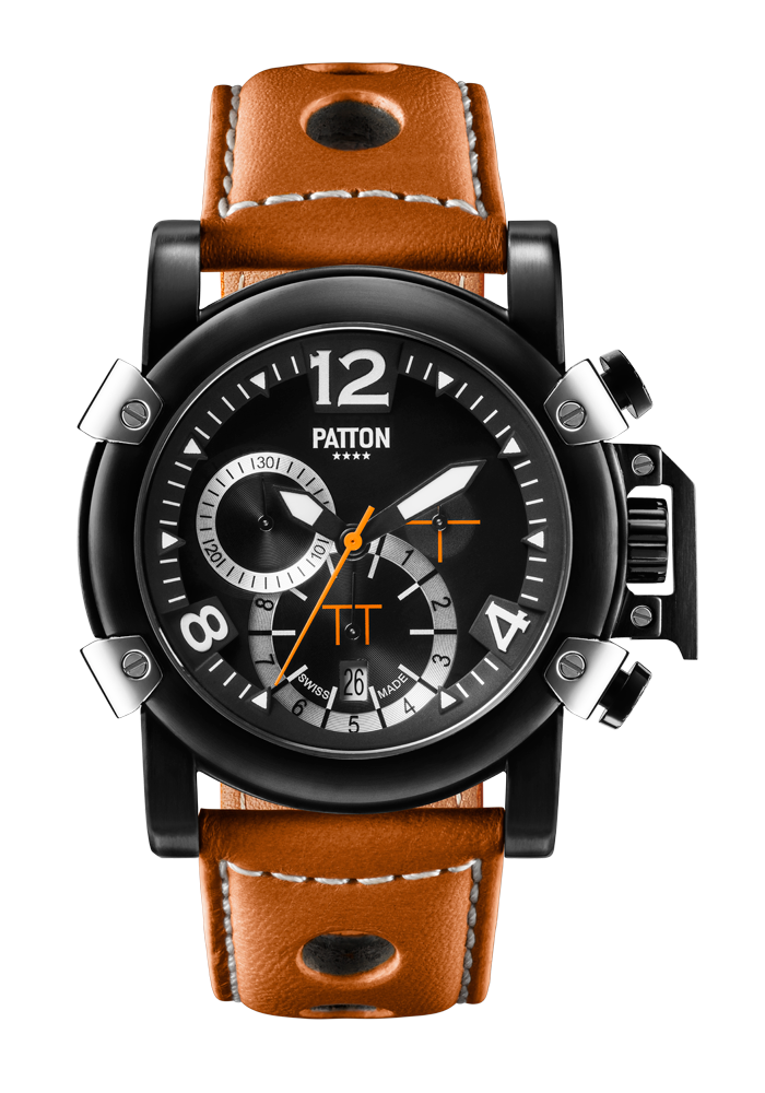 CHRONO Dark Brown Leather 42mm