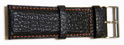 BLACK LEATHER SHARK BAND