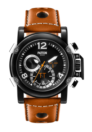 CHRONO - Dark - Brown - Leather - 42mm