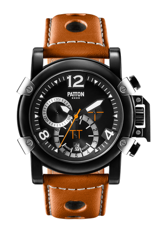 CHRONO - Dark - Brown - Leather - 42mm