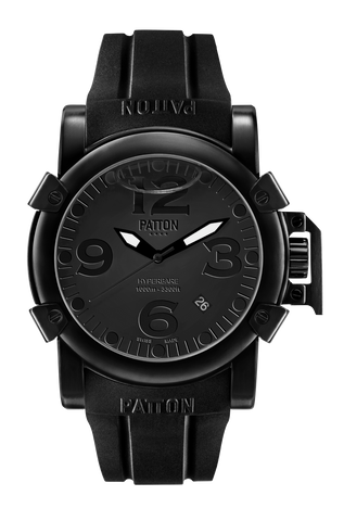 HYPERBARE - Navy - Black - Rubber - 42mm