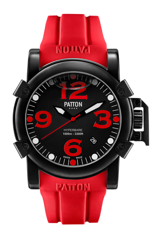 HYPERBARE - Navy - Red - Rubber - 42mm