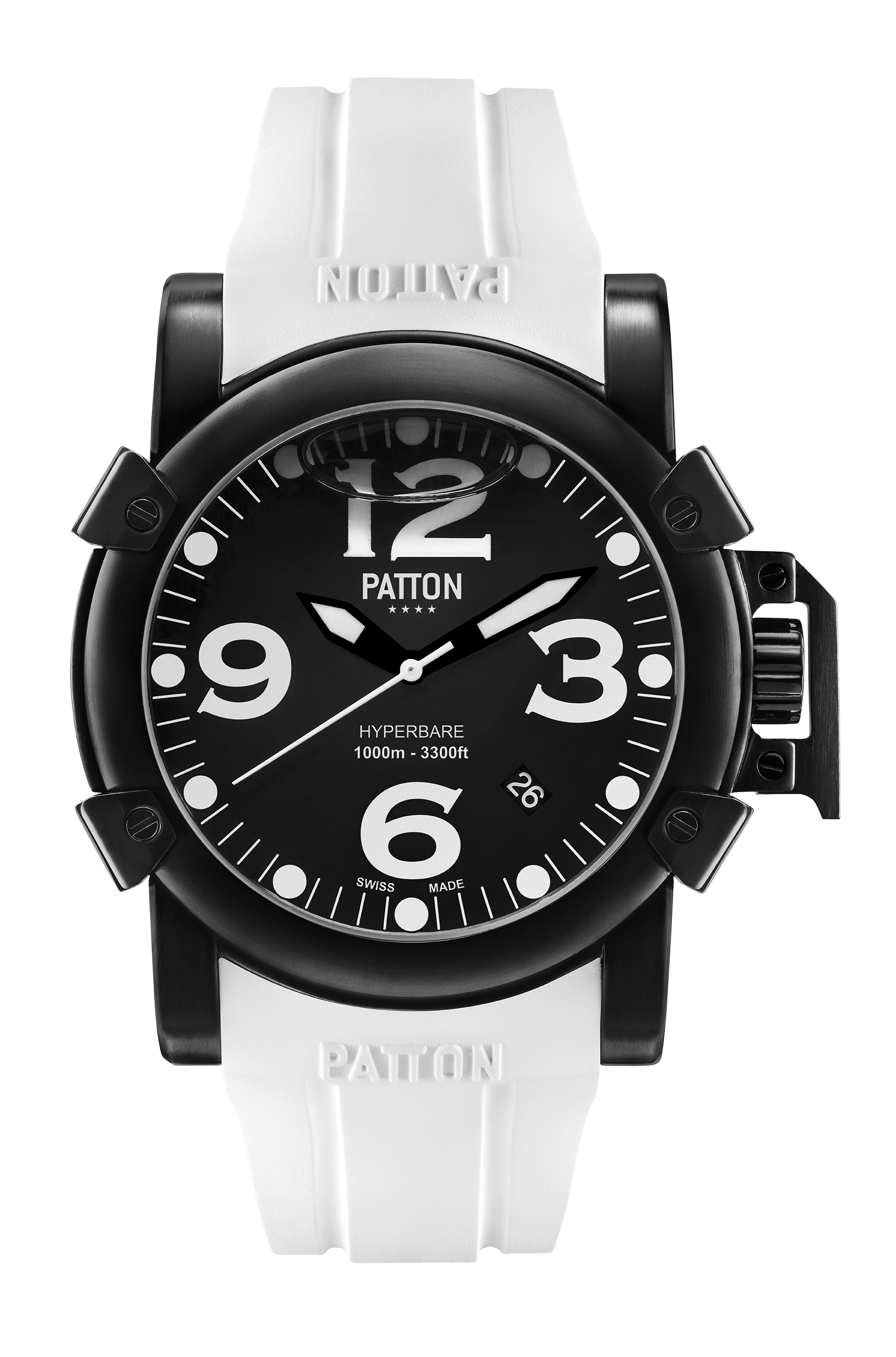 HYPERBARE - Navy - White - Rubber - 42mm