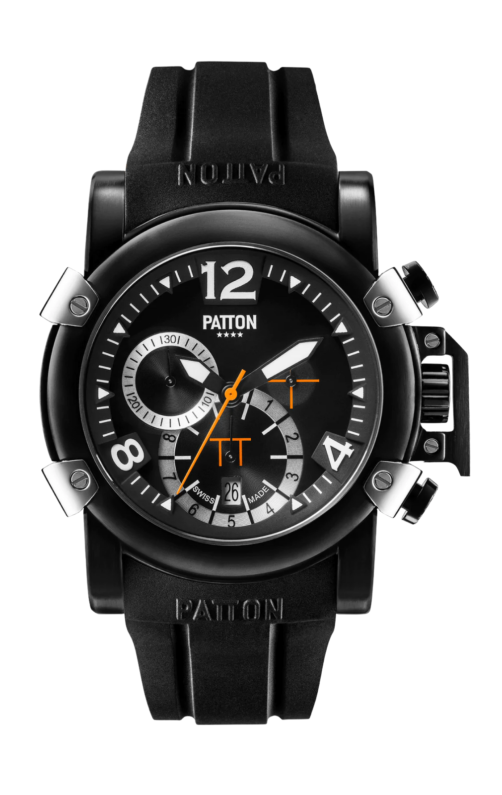 CHRONO - Dark - Black - Rubber - 42mm