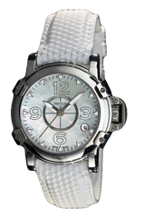 LADY - One - White - Leather - 38Mm